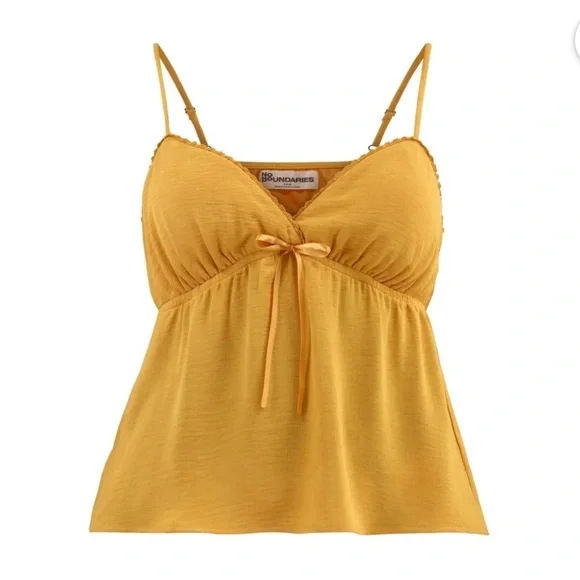 No Boundaries Babydoll Tank Top - Picture 3 of 5